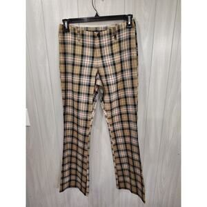 Rue 21 Plaid Pants Twentyone Options Stretch Skater Goth Alternative Flair SZ 6